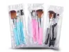 Drop 5pcs Travel Portable Mini Eye Makeup Brushes Set for Eyeshadow Eyeliner Eyebrow Lip brues Make Up Brushes kit Professiona8141502