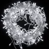 LED Christmas Outdoor String Lights 10m 20m 30m 50m 100m 9 Couleurs Lumières de fée imperméable pour le festival de mariage Festival Home Decorati290T