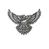 Parche bordado de águila perfecta tatuaje tinta arte diseño chaqueta parches Biker 28 cm * 21 cm parche de hierro envío gratis