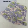 Kinder Designer Kleidung Jungen Baby Sommeroutfits Milch Silk TshortCamouflage Pant Baby Infant Boy Designer Kleidung Fashion Sommer S7202594