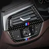 Car Styling Naklejka Wewnętrzna Drzwi Głośnik Audio Genersift Panel Drzwi Podłokowy Pokrywa Przydatka Dla BMW 5 Series 6GT G30 G32 G38 Akcesoria samochodowe