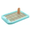 Pet Trainer Toilet Training Pee Grid Pad Dog Orinatoio Vasino Con Pilastro6257294