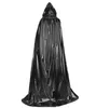 Halloween long hooded cape party costumes men women witch wizard cloak festival party god of death gown mantle robes