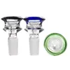 Funnel 14mm Joint Glass Bowls For Bongs 5 Colors Smoking Glass Bong Water Pipes bong bowl downstem