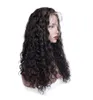 Modern Show Water Virgin Human Hair Wigs 180 밀도 풀 레이스 브라질 인간의 머리 가발 흑인 여성을위한 사전 뽑아 낸 Remy Hair8902717