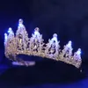 Освещение в стиле барокко Красивые Корона невесты Золото Ladies Jewelry алмазными коронками невесты Свадебные аксессуары Корона Европейский стиль ретро дворец Корона