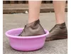 雨靴は防水携帯用走行屋外のラバー滑り止めの雨の起動のオーバーシュー再利用可能な靴アクセサリーユニセックス