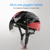 TIOODRE Bicycle Helmet Protective Helmet Windproof Lenses Integrally-Molded Breathable Cycling Sport Cap292U