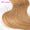 1226 tum Clip Ins europeiska brasilianska mänskliga hår Silk raka förlängningar obearbetade 180 g naturliga svarta Goldenins Human Hair Ext1293733