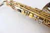 Alta qualità Suzuki ottone nichelato corpo oro lacuqer chiave sassofono contralto Eb Tune strumenti musicali sax con custodia per bocchino