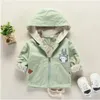 Kids casaco Bebé Bebê Baby Breakbreaker Meninas Revestimento Casaco Jaqueta Desenhos animados Zipper À Prova de Vento Adolescentes Primavera Trench Wind Dust Revestimento Zyqa557