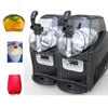 Free shipment 110/220V 2L Frozen Drinks Commercial Snow Melting Machine Two Cylinder Snow Mud Machine Milk Tea Shop