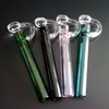 Colorful Glass Hand Oil Burner Water Pipes CONCENTRATE TASTER Wax Smoking Dabber Pipe