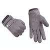 Ręcznie robione Mężczyźni Prezent Wakacyjny Zima Pięć Palce Rękawiczki Miękkie Przechowywać Ciepłe Ekran Dotykowy Rękawica