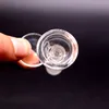 Bols en verre épais glissent des narguilés pour fumer avec poignée entonnoir sablier mâle 14mm tuyau d'eau bongs 18mm