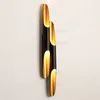 Modern Coltrane Wall Sconce Lamp Simple Fashion Aluminum Pipe Minimalism Single Twins Tube Hotel Bedroom Lounge Loft Cafe Bar Light