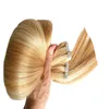 100g Prosta taśma w Ludzkich Hair Extensions Ludzka skóra Wątek Ludzki Remy Włosy PU Taśma na przedłużanie włosów 40 sztuk