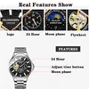 Guanqin Business Watch Men Automatische Luminous Clock Men Tourbillon Waterproof Mechanical Watch Top Brand Relogio Masculino 2103102804