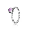 2019 NOVO 100% 925 Prata Esterlina Pandora Anéis Para Mulheres 12 Meses Multicolor Gem opcional Charm Beads Fit DIY Ring fábrica Atacado