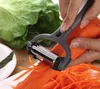 Fruit Groente Graters Rvs Wortel Aardappel Peeler Cutter Slicer Easy Kitchen Tool 3 in 1 Rotary Blade Segmenten
