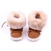 Wholesale Newborn Baby Snow Boots Soft Toddler Infant Winter Warm Fleece Booties Shoes