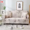 Geometric Patterns Slipcover Non-slip Elastic Sofa Covers Polyester Four Season All-inclusive Stretch Sofa Cushion Sofa Cover 1/2/3/4-seater