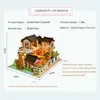 Cutebee Doll House Miniature Diy Dollhouse With Furnitures Wood House Countryard Dweling Toys For Children Birthday Present 13848 Y1691614