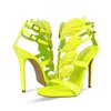 Summer Brand Women Pumps Sexy High Heels sandals Leaf Flame Women's Shoes Peep Toe High Heels Party Wedding Shoes Woman