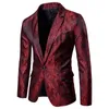 Ny design Slim Fit Style Men passar Business and Casual Man Suit Purple Maroon and Black 3 Colors TZ02 1616210H