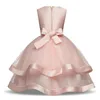 Meilleur été sans manches fille dentelle robe pour mariage floral enfants anniversaire couche robes nouveau designer princesse robe adolescente vêtements