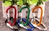 D-Ring Aluminium Alloy Screwgate Carabiner Rope Hook Quick-Hang Backpack Buckle