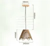 Loft Style Creative Bamboo Droplight Vintage Fixtures Inomhusbelysning Bambuskonst Hängsmycke Ljus Myy