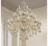 Spedizione Gratuita Moderna Lampadario di Cristallo Decora Lampada A Sospensione lustres de cristal Decorazione E14 D60cm Camera Decorazione Della Casa Luci