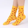 YEADU femmes chaussettes japonais coton coloré dessin animé mignon drôle heureux kawaii crâne Alien avocat chaussettes pour fille cadeau de noël