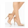 2019 nya kvinnor höga skor stil sexiga dragklackar 40-41-42-43 överdimensionerade kvinnors skor tillbaka båge