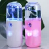 DHL ship Portable Mini Nano Mist Sprayer Facial Body Nebulizer Steamer Moisturizing Skin Care Tools 30ml Face Spray Beauty Instrum5836808