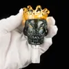 Hookahs Glass Bowls Skull Style Color 14mm 18mm Man Bowl Piece For Water Bongs Pipe