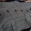 SOWERSMILE TWEED GIOTCOAT UOMINI GREI GRIGHT CHE MASCHI VINTAGE SLINI SLINI POCCHETTICI