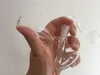 wholesale cheap 11cm Mini Pocket Glass Bongs Recycler Oil Rigs water bong Smoking Pipe mini oil burner thick glass bubbler