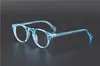 OV5186レトロラウンドグラスメンズウルトラライト透明なメガネフレーム女性の読書メガネはWi294Dを装備できます
