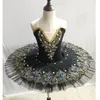 Tutú de Ballet profesional para niñas, vestido de baile de Ballet, disfraces de tutús del lago de los cisnes, vestido de bailarina para niños, baile de salón Girl282S