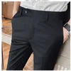 2020 Brand Abbigliamento estate per uomini alla moda per il tempo libero abito di cotone puro pantaloni slim fit pantaloni casual di colore puro 28387873169