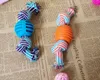 Jouets à mâcher en corde pour chien, boule d'os en forme d'animal, jouet à nœud de jeu, jouets de nettoyage des dents en coton pour petit chiot, GB245306F