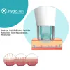 Hydra pen H2 dermaroller, applicateur automatique de sérum pour soins de la peau, HydraPen Microneedling DermaPen avec 2 cartouches d'aiguilles