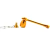 Högkvalitativ metallrörsvamp Keychain Nyckelkedja bärbar lång mini-nyckelring