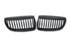 Grille de voiture à 2 lamelles pour série 3 E90 E91 316i 318i 320i 323i 325i 328i 330i 335i 2005-2007 Grilles de course à 1 lamelle en fibre de carbone