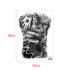 Realistische Boeddha Grote Tijdelijke Nep Cool Full Back Design Body Art Tattoo Sticker Palm Fish Dragon Decal Water Transfer Tattoo Paper Adult
