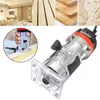 220 V 620W Elektryczny Laminat Edge Breaker Mini Drewniany Router 6.35mm Collet Carbing Machine Carpentry Woodworking Power Tools