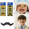 Party Costume Fake Mustache Moustache Halloween dress up party props Funny Fake Beard Whisker Party for Adult Kids Toys 6pcs/set free TNT