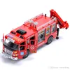 KDW Diecast Alloy Car Model Toy, Fire Rescue Vehicle Truck, Scala 1:50, Ornamento, per Party Xmas Kid Birthday Gift, Collecting, 625046, 2-2